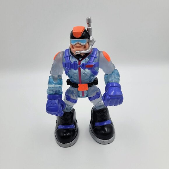 Rescue Heroes Lot of 3 Loose Figures Matt Medic Robo Team Clamp Down Hydro Team - Picture 9 of 16